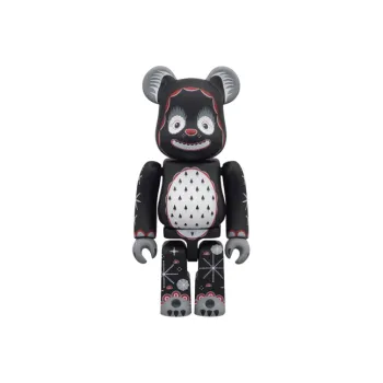 BE@RBRICK KLAUS HAAPANIEMI Snowing Bear Hang Tag Box 100%