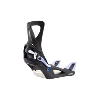 BURTON STEP ONRE:FLEX Single Snowboard Ski Bindings Women's Black/Light Purple