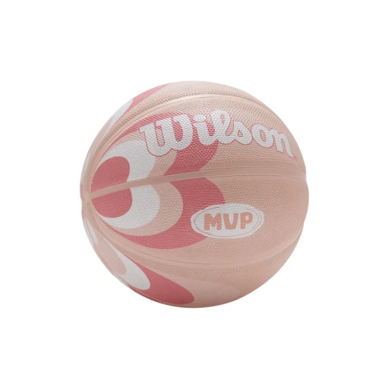 Wilson Rubber Basketball Pink Size 7 Training Unisex-3