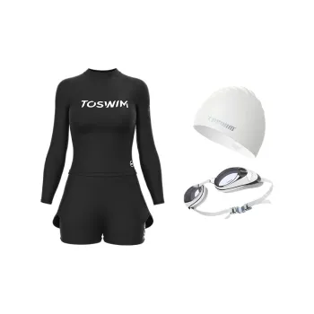 TOSWIM Swimming Sets Polyamide Elastane Hot Spring Swimming Pool Women's S M L XL 2XL 3XL