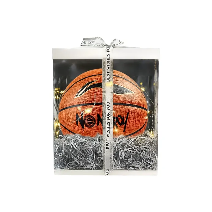 LiNing CBA Collection PU Basketball Brown Size 7 Training Competition-7