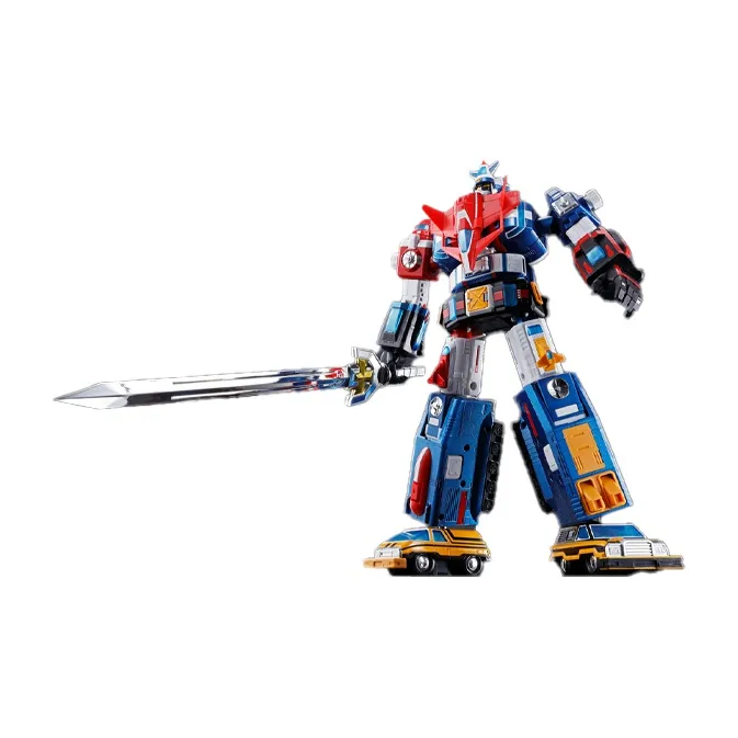 BANDAI Soul Of Chogokin GX 88 Vehicle Voltron Armored Fleet Dairugger Xv Action Figure Blue & Red-3