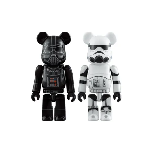 BE@RBRICK STAR WARS Star Wars Darth Vader 
Stormtrooper Black Warrior 
Stormtrooper 2 Pack Set Hang Tag Box 100% 7cm
