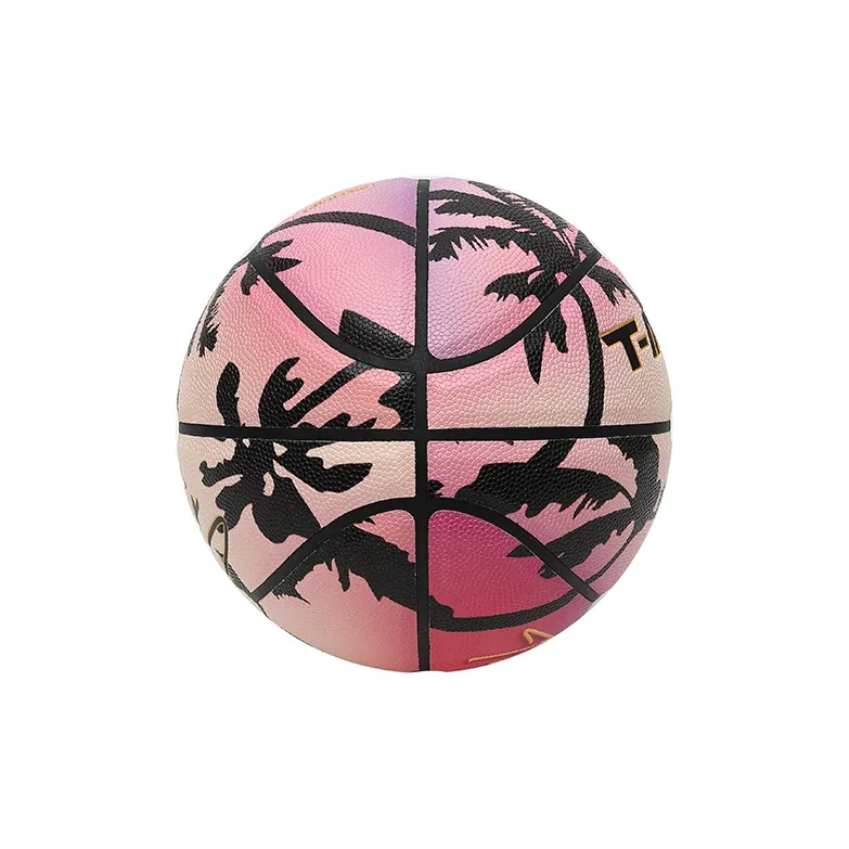 T-Mac Madi Rainforest Collection PU Basketball Orange Size 7 Training Unisex-1
