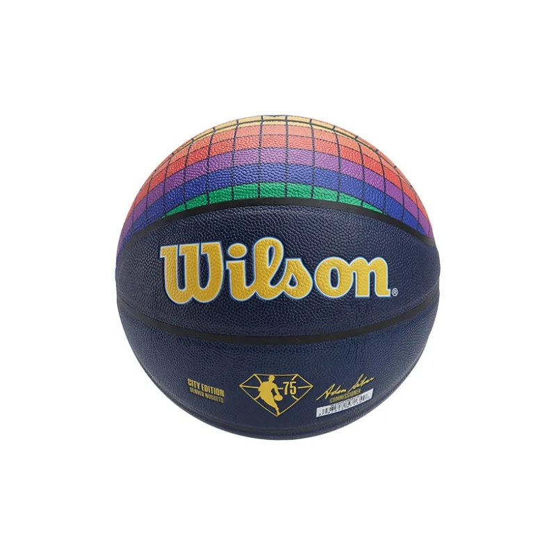 Wilson NBA Series PU Basketball Dark Blue Size 7 Ball Training Unisex-2