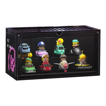 POP MART MOLLY Magic Kaká Collection Container Figure Luminous Display Case Model Accessories