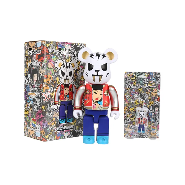 Bearbrick ActionCity X Tokidoki Electric Tiger Multi-0