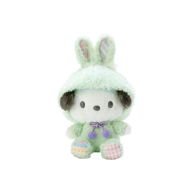 Sanrio Pochacco Stand Up Styling Green Dolls Plush Doll 29cm Height-0