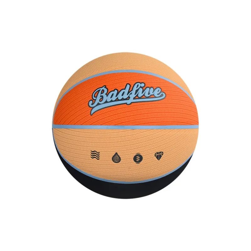 LiNing Badfive PU Basketball Black Orange Size 7 Ball Training Unisex-1