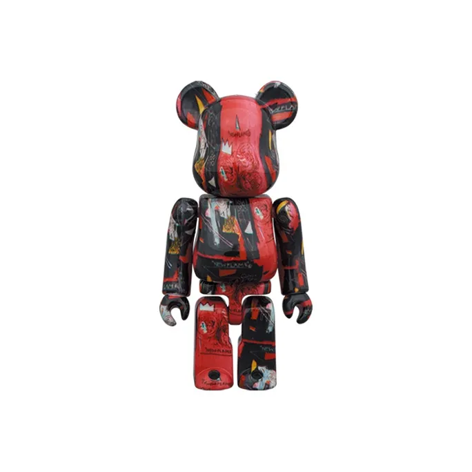 BE@RBRICK Andy Warhol x JEAN MICHEL BASQUIAT Doll 100%+400%/1000% Unisex-1