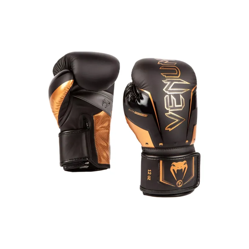 VENUM Boxing Gloves PU Combat, Competition, Training Unisex Black-0