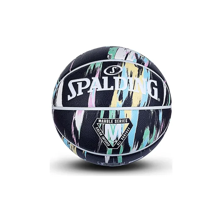 SPALDING Marble Collection PU Basketball Multicolor Size 7 Training Unisex-1