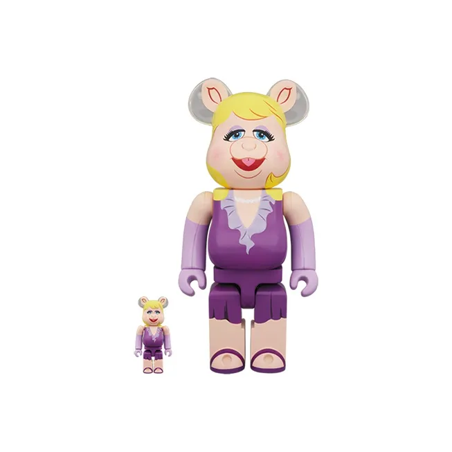 Bearbrick Miss Piggy Purple-0