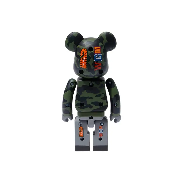 BE@RBRICK X Medicom 1st Camo Shark Superalloy Chogokin BE@RBRICK Green-1