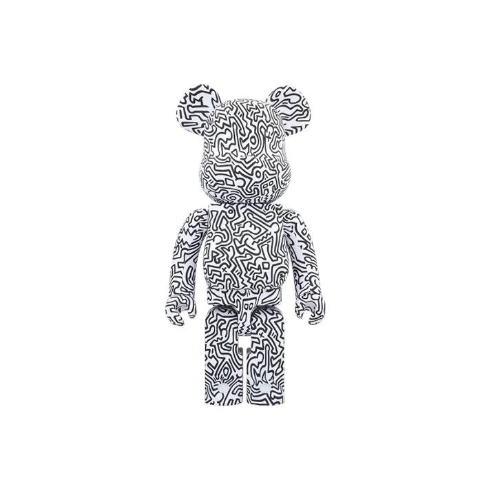 Bearbrick Keith Haring #4 White-3