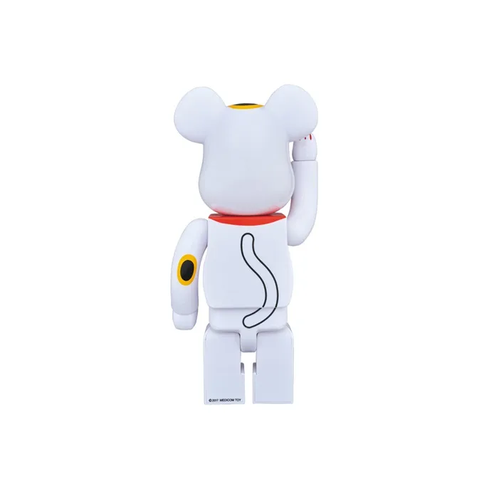 BE@RBRICK Beckoning Cat Invitation White-2