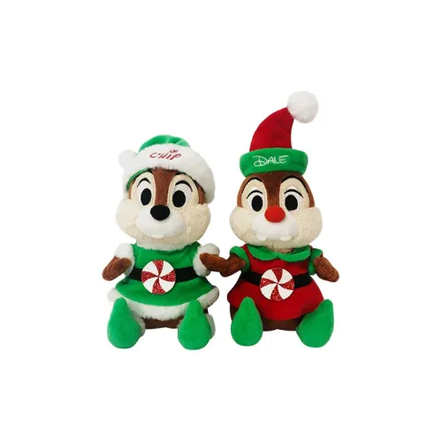 Disney Christmas Series Disney Figure Print Chip 'N Dale Dolls Plush Doll 28cm High