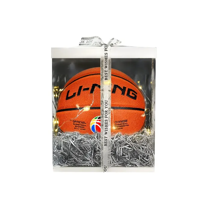 LiNing CBA Collection LBQK857 1 PU Basketball Brown Size 7 Training Unisex-6