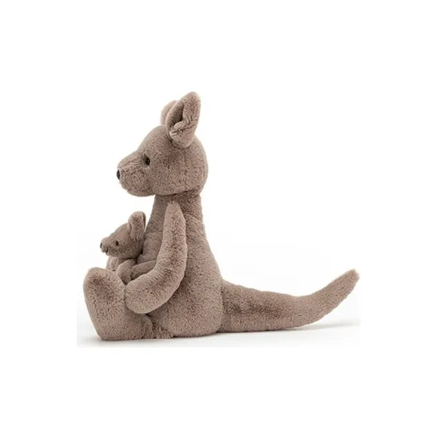JELLYCAT Jungle Animal Collection Kana Kangaroo Dolls Plush Doll 37cm Height-1
