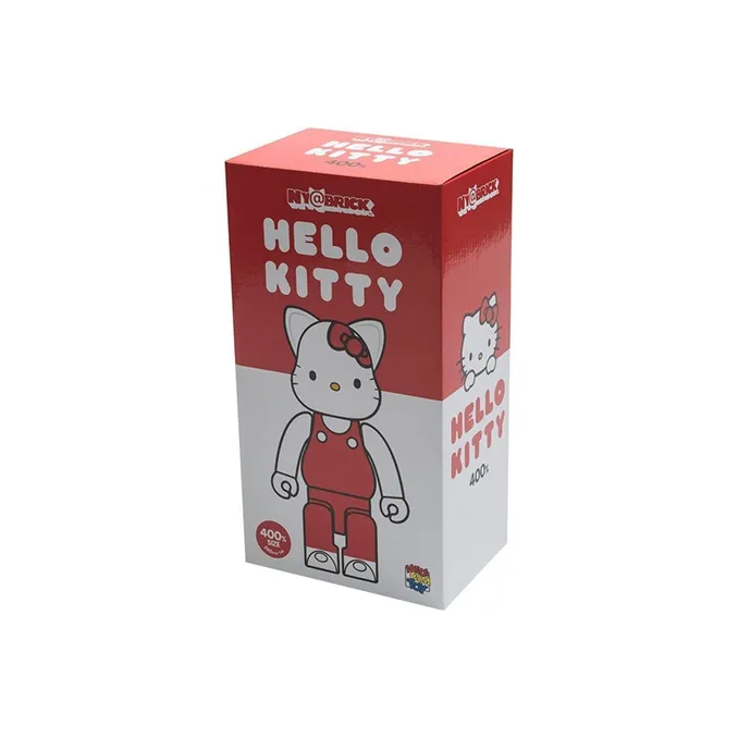 BE@RBRICK 400% NY@RBRICK HELLO KITTY Red Trendy Figures 28cm-2