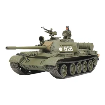 Tamiya 1 48 Armored Vehicle Model Collection, Russian T 55 Medium Tank, Length 19cm Model Kits