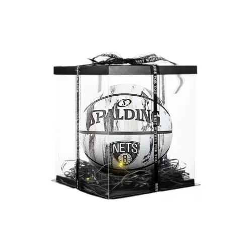SPALDING Marble print Collection Rubber Basketball Black White Size 7 Training Unisex