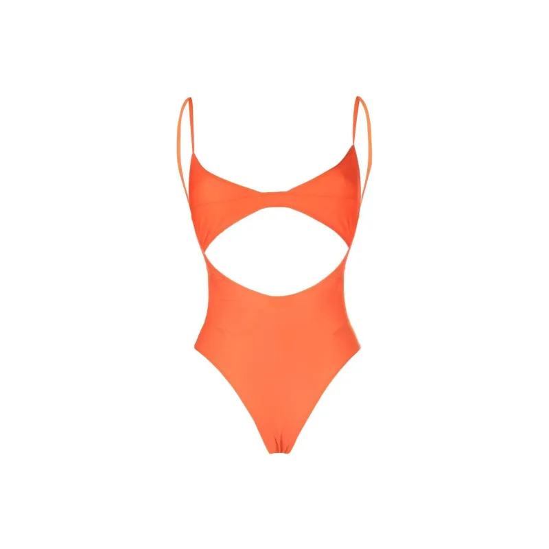 Jacquemus Le Maillot Aranja One Piece Swimsuit 'Orange'-1