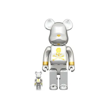 BE@RBRICK X Mastermind Japan Silver