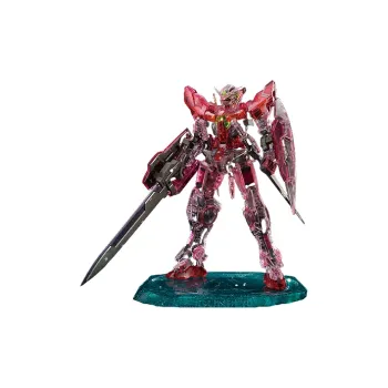 BANDAI Rg 1/144 The Gundam Base Limited Gundam EXIA[TRANS AM CLEAR] Model Kit Action Figure