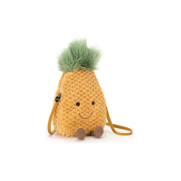 JELLYCAT Gourmet Collection Fruit Joyful Pineapple Yellow Dolls Plush Doll 33cm Height-2