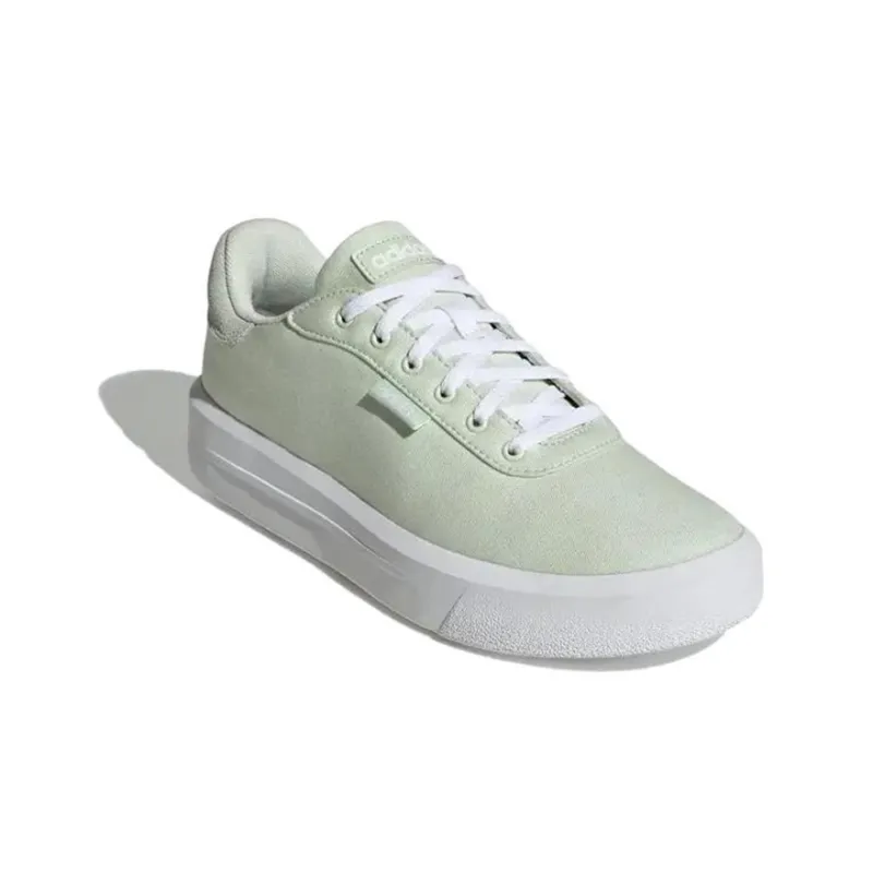 Adidas Neo Court Platform Cln 'Linen Green' Women's-2