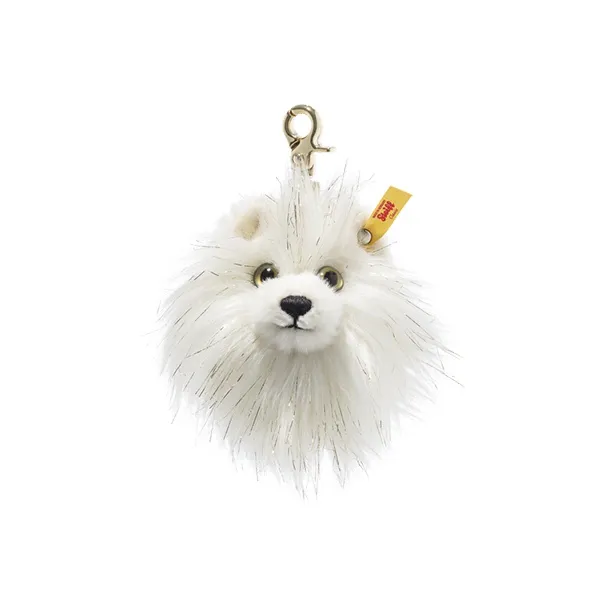 Steiff Animal Steiff PomPom White Dolls Plush Doll 10cm Height-0