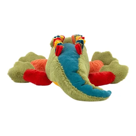 JELLYCAT Ocean Series Crocodile Bell Shaker Green Dolls Plush Doll 8cm High-2