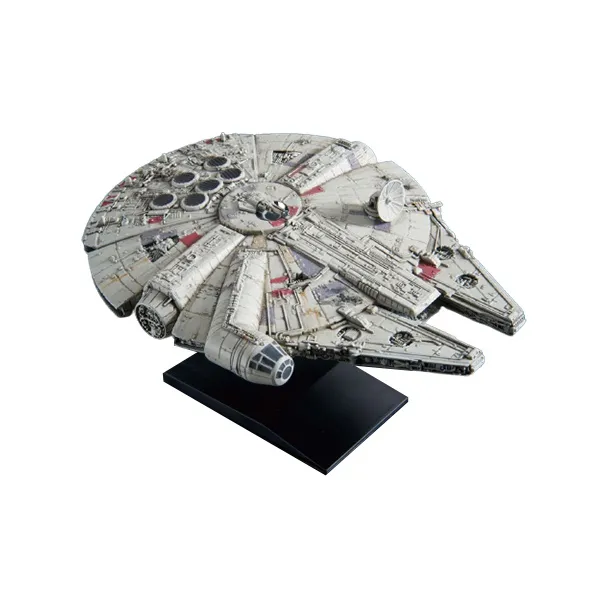 BANDAI Star Wars Characters Vehicle Model Star Wars Millennium Falcon Episode V The Empire Strikes Back Ver Model Kits-0
