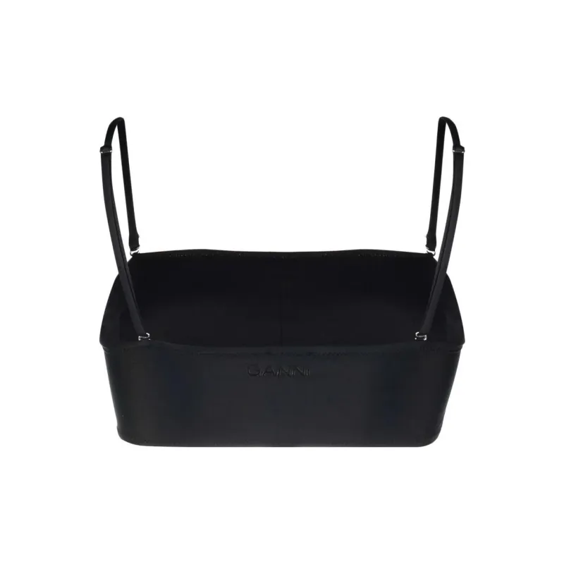 GANNI Square neck Bikini Top-1