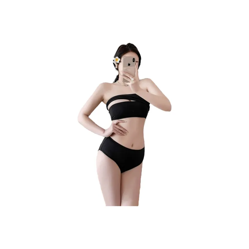 SHAONIAN QI Bikinis Women's Black-4