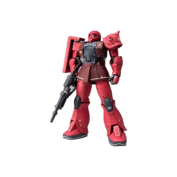 BANDAI Mobile Suit Gundam The Origin Gundam Fix Figuration Metal Composite MS-05S Char Aznable's Zaku I Action Figure Red