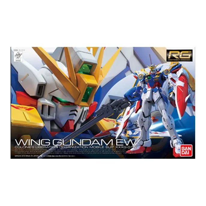 BANDAI RG Wing Gundam 1/144 New Mobile Report Gundam Wing Gundam EW KA Card Version Hobby Model 13cm-5