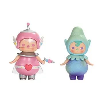 POP MART Beech Pucky Space Collection Blind Box Products Whole Set 12 Pcs-5