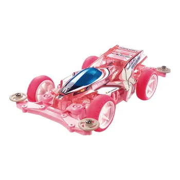 Tamiya Four wheel Drive Brothers Mini 4WD Car MS Pink Lightning Shell Soft Pink Assembled Models