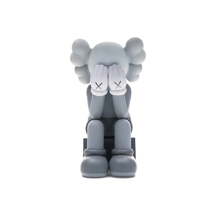 KAWS Passing Through Open Edition Vinyl Figure Grey-0