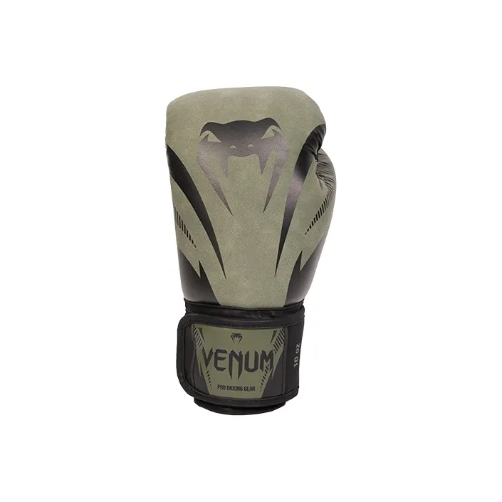 VENUM Venom Imperator Collection Boxing Gloves Matte Microfiber Leather Competition Unisex Night Green-2