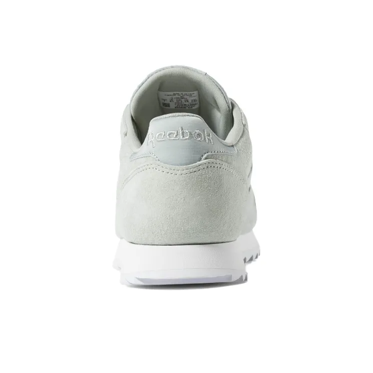 Reebok Classic Leather Running Shoes Women's Low-Top Mint Green-3