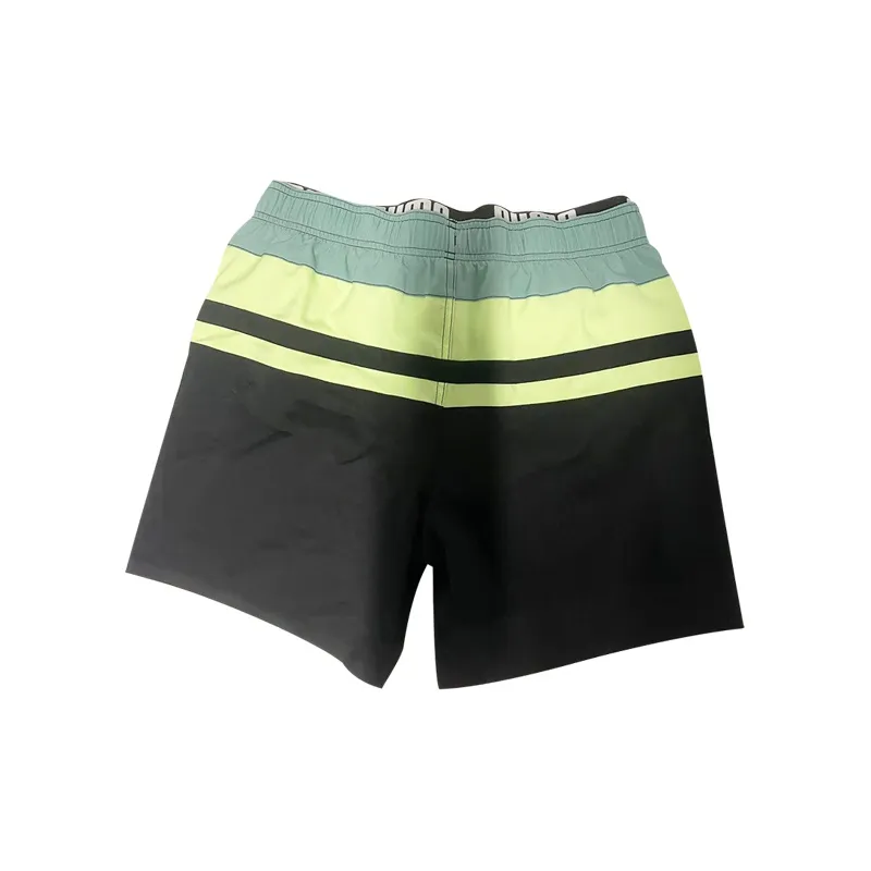 PUMA Beach Shorts Men's Black, Green & Multicolor-1