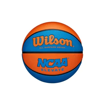 Wilson NCAA Collection Rubber Basketball Orange Blue Size 5 Ball Training Kids'