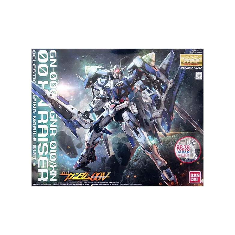 BANDAI PB Limited MG 1/100 Mobile Suit Gundam 00V War Record Raiser 00R Enhanced Gundam 00 Collection 18cm Hobby Model-4