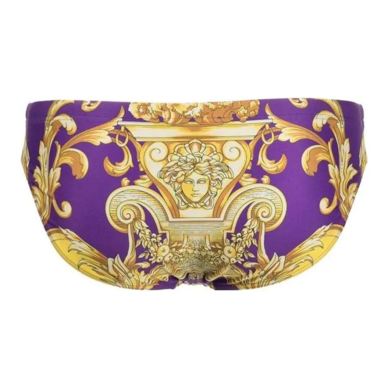 VERSACE Swimming Shorts Men Purple-1
