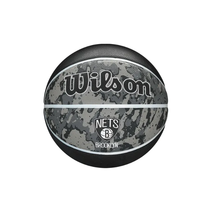 Wilson x NBA Rubber Basketball Black Gray Size 7 Ball Training Match-1