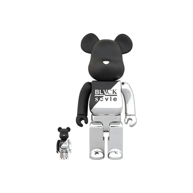 BE@RBRICK Blvck Scale X Cls Silver/Black-0
