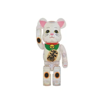BE@RBRICK Maneki Neko Transparent Plating